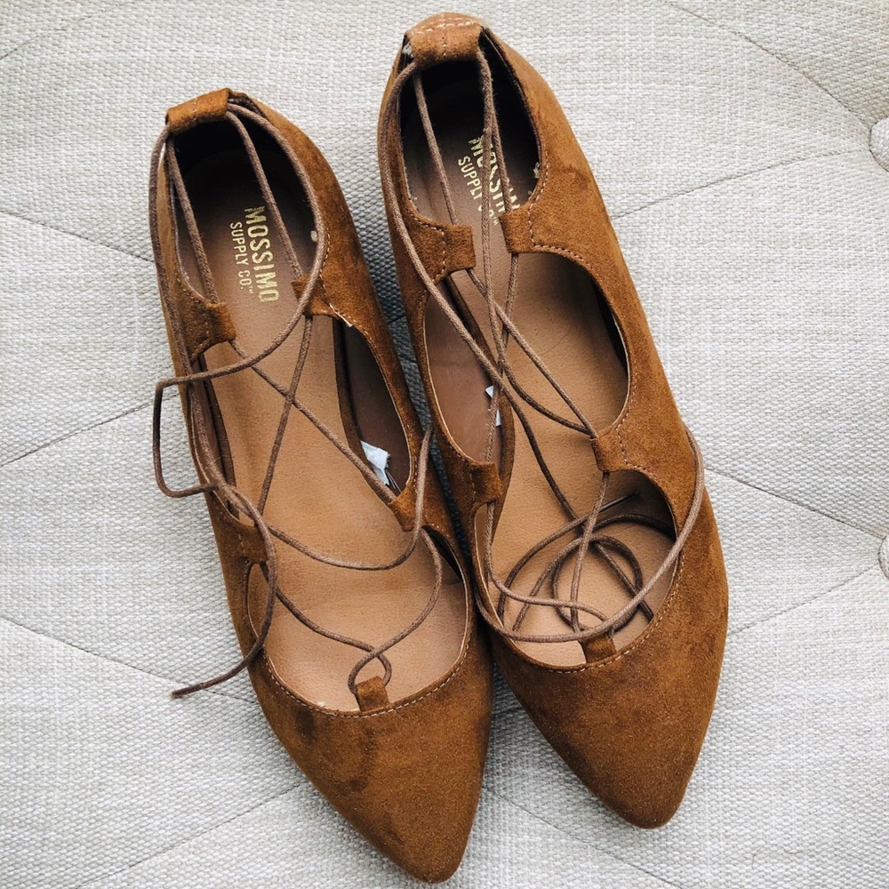 Strappy Ankle Ballerina Flats